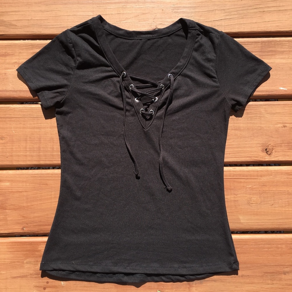Rue21 Lace Up Top